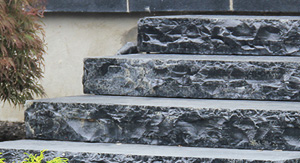 Banas Kota Black stone steps in London and Fergus