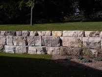 tall retaining wall material