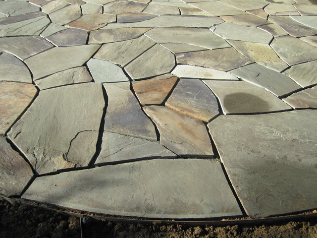 Which Is Better Natural Stone Or, Interlocking Slate Patio Tiles