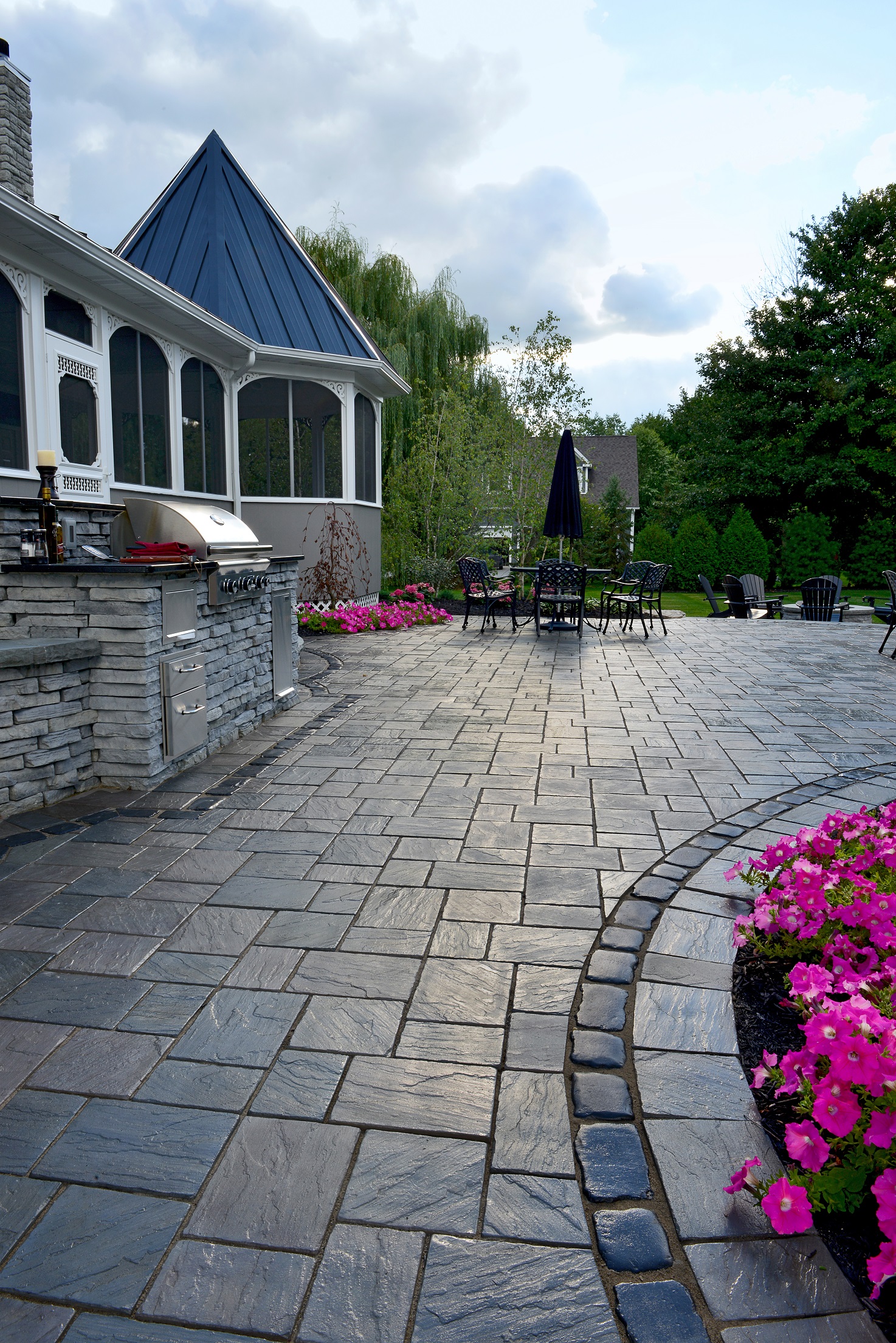 Transform your outdoor living space with colourful interlocking stones.