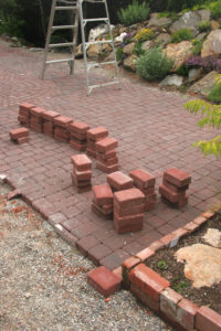 Brick patio