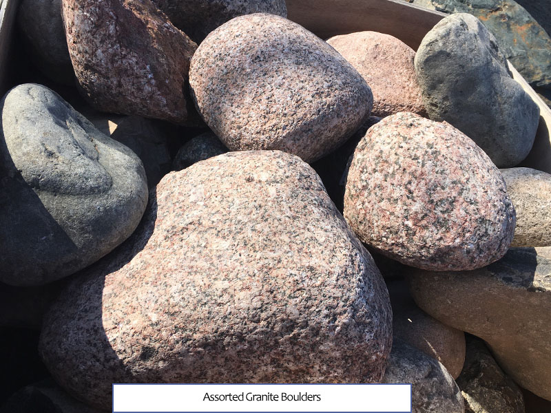 Assorted Granite Boulders