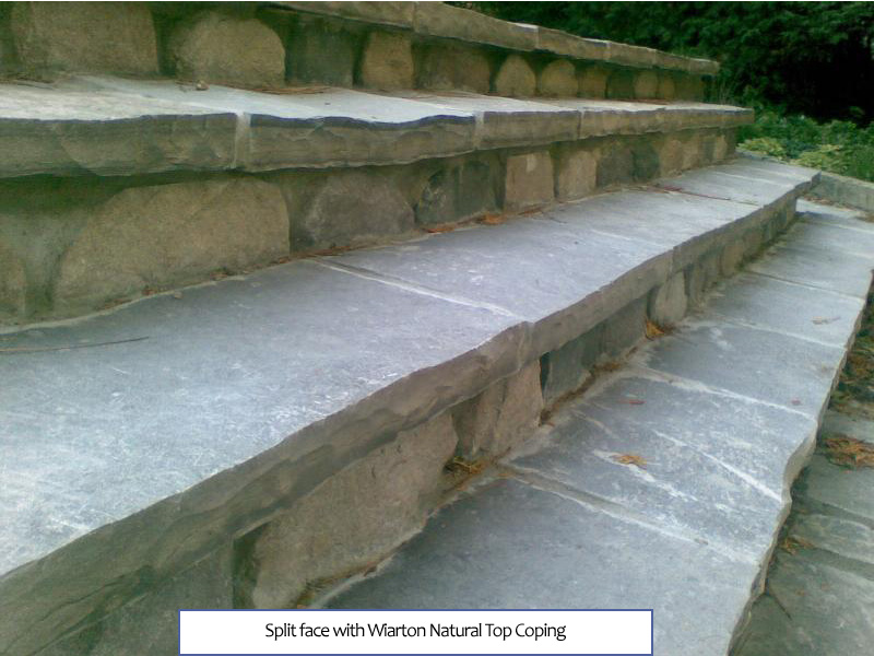 Split Face with Wiarton Natural Top Coping