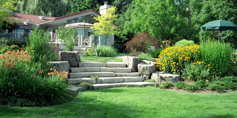 garden panorama picture